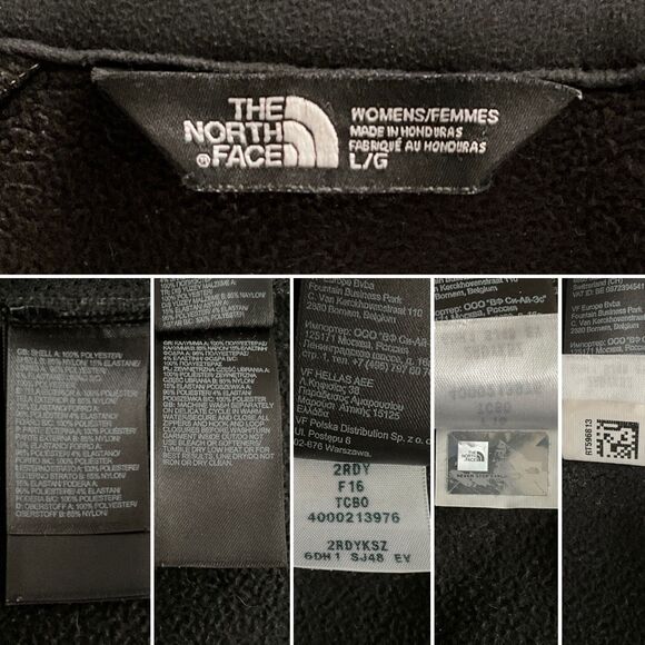 The North Face Windwall Jacket Gray Full Zip Long Sleeve FLAWED L - Picture 3 of 15